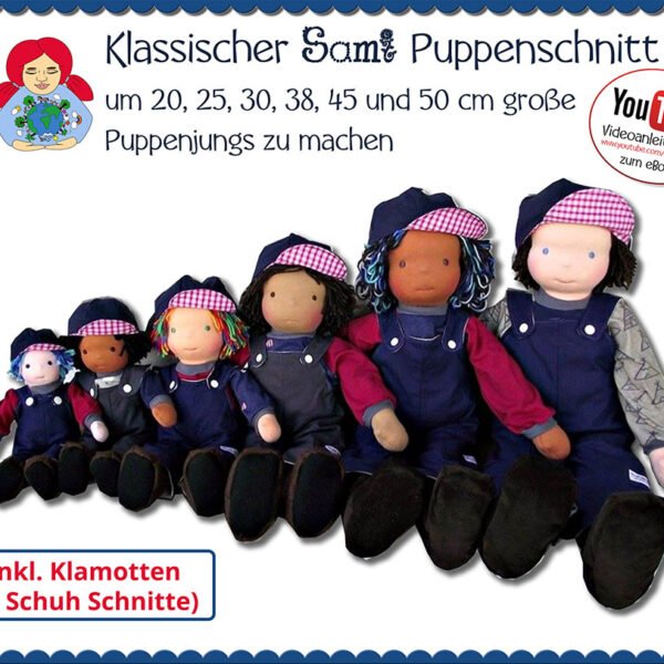 Klassischer Sami Puppenjunge in 6 Größen | PDF eBook