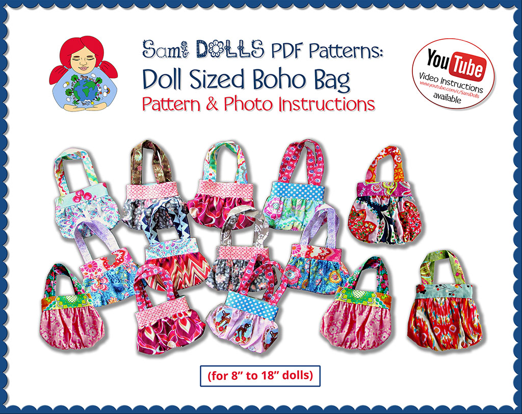 Doll sized Boho Bag