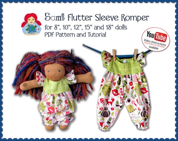 flutter sleeve romper