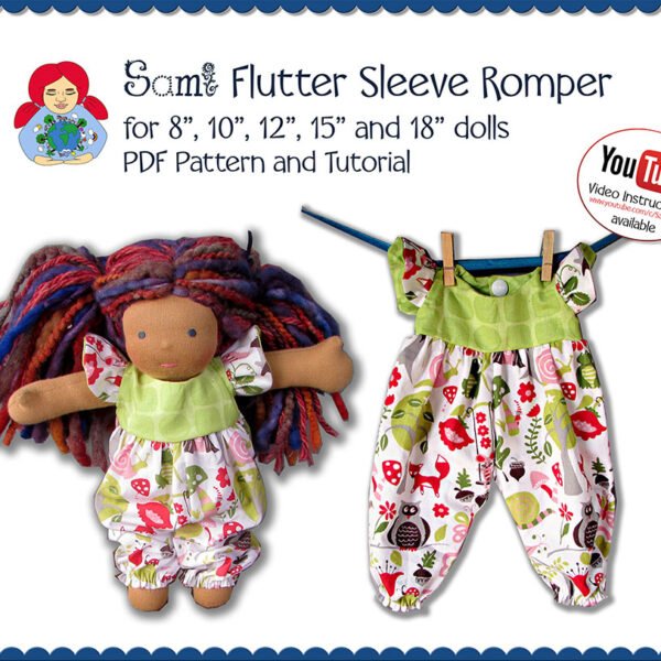 flutter sleeve romper