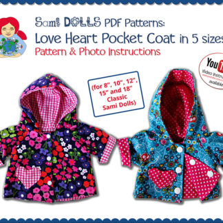 loveheart pocket coat