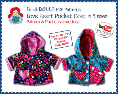 loveheart pocket coat