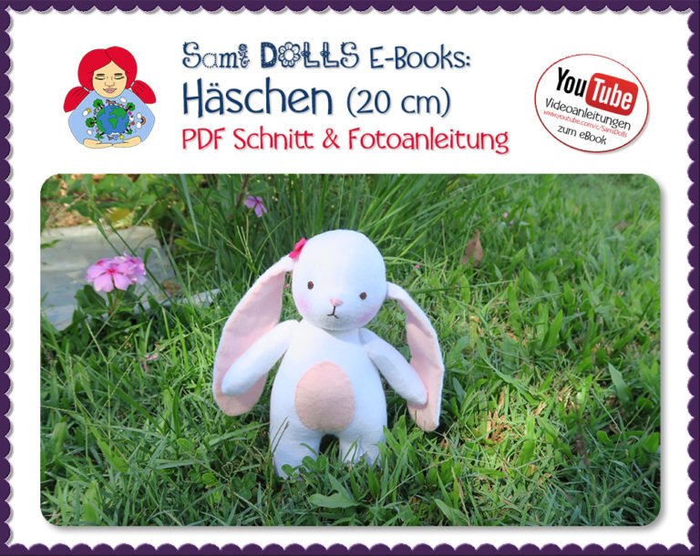 20 cm Häschen (Schnitt des Monats März 2017)