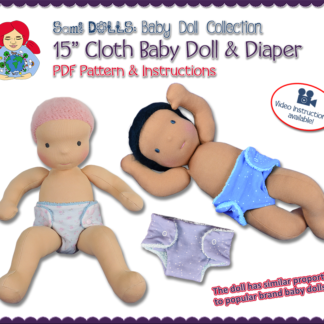 1_Baby doll 15 Inches and diaperO