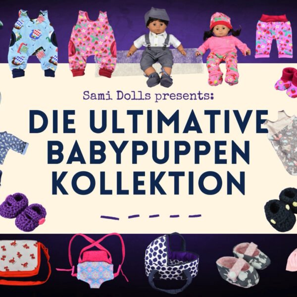 Early Bird Zugang: Gesamte Sami Babypuppen-Kollektion mit 10 Schnittmustern | Sami Dolls eBooks